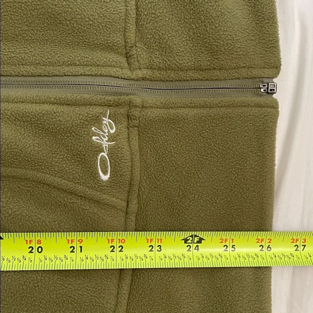 Oakley Olive Green Full Zip Fleece Jacket Womens Size XL Outdoors - Picture 9 of 14